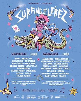 Fechas, información, programa, cartel, imágenes, mapa y ubicación de Surfing The Lerez Festival  en  Pontevedra