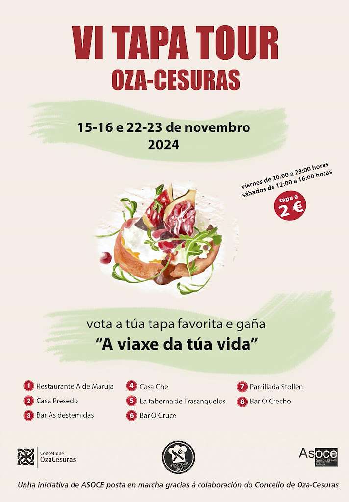 VI Tapa Tour en Oza Cesuras