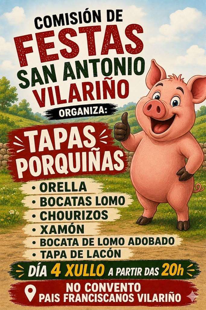 Tapas Porquiñas en Nigrán