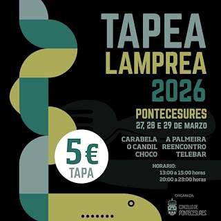 Fechas, información, programa, cartel, imágenes, mapa y ubicación de Tapea Lamprea   en  Pontecesures