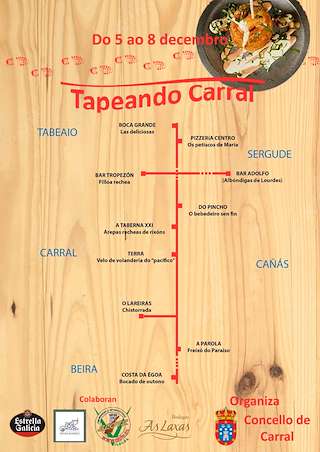 Fechas, información, programa, cartel, imágenes, mapa y ubicación de Tapeando Carral