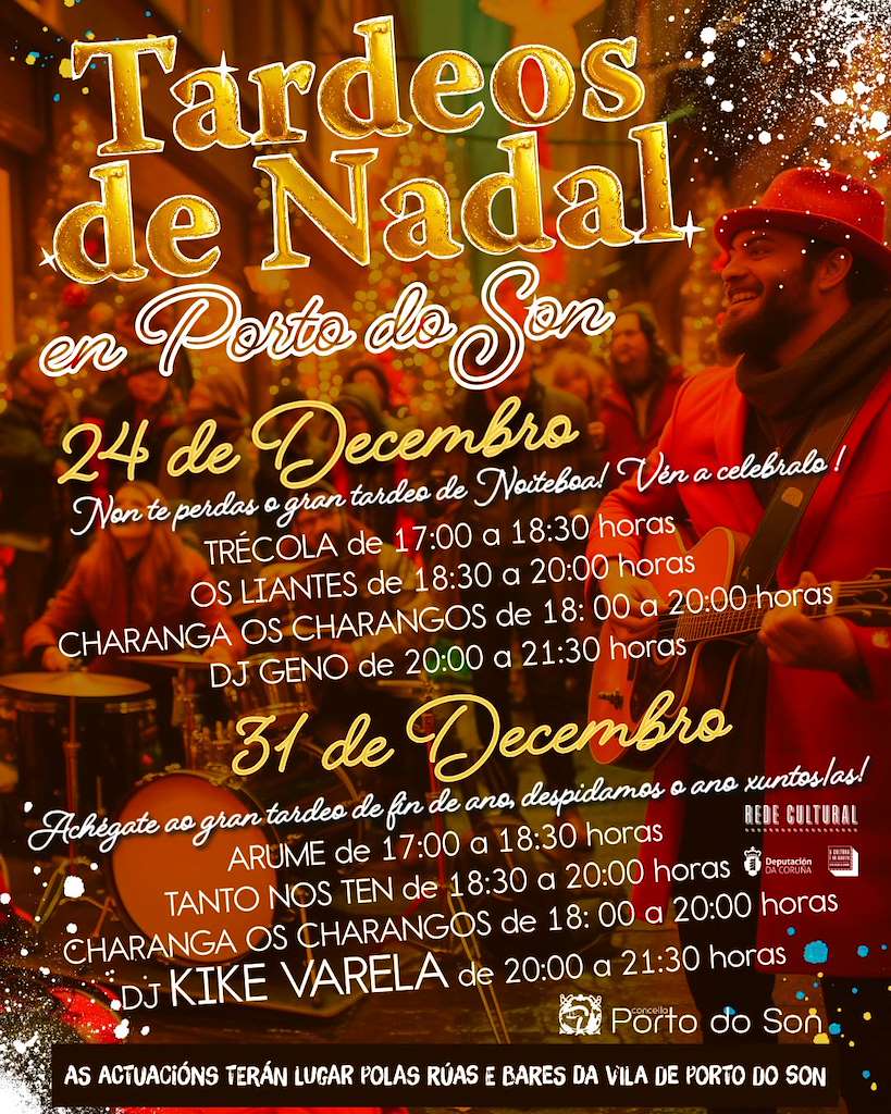 Tardeos de Navidad en Porto do Son