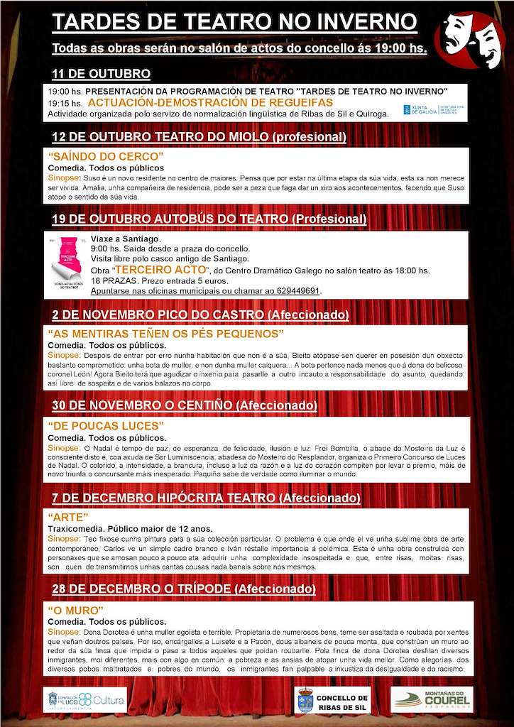 Tardes de Teatro no Inverno en Ribas de Sil
