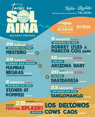 Fechas, información, programa, cartel, imágenes, mapa y ubicación de Tardes na Solaina (2026) en Nigrán