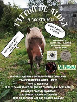Fechas, información, programa, cartel, imágenes, mapa y ubicación de Tattoo de Aldea de Santa Comba  en  Bande