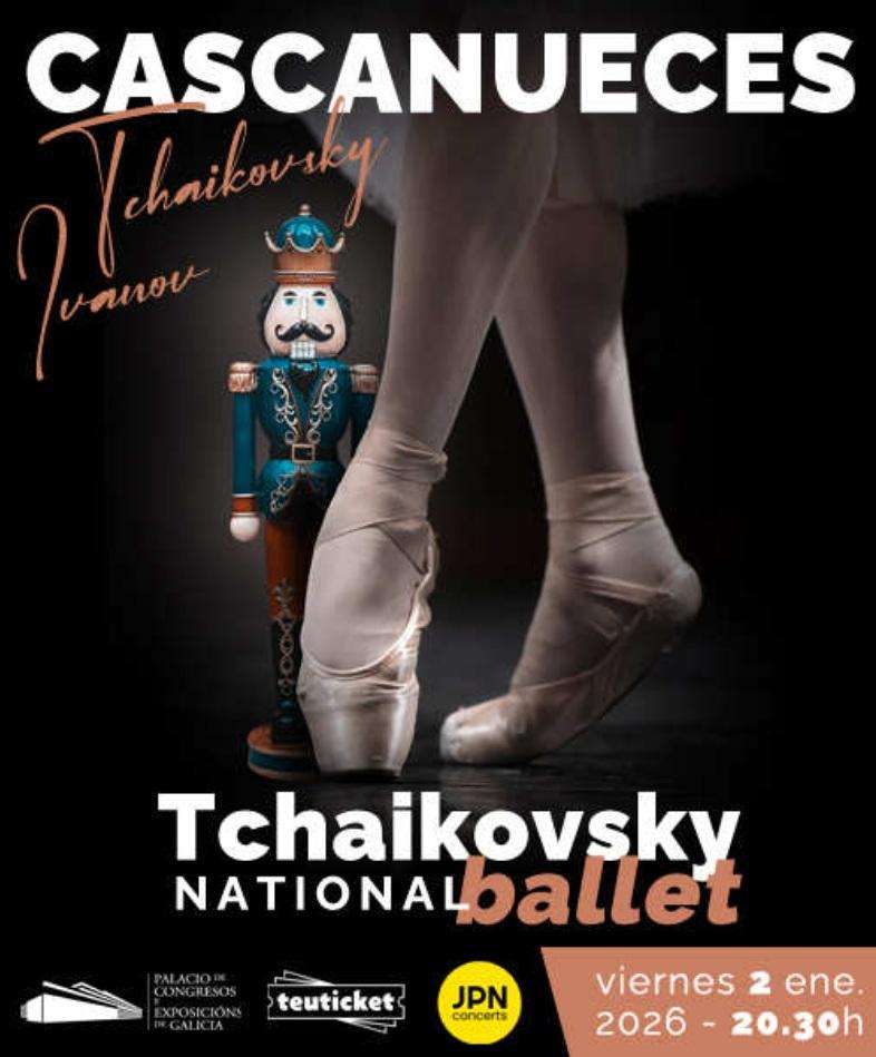 Tchaikovsky National Ballet  - El Cascanueces (2026) en Santiago de Compostela