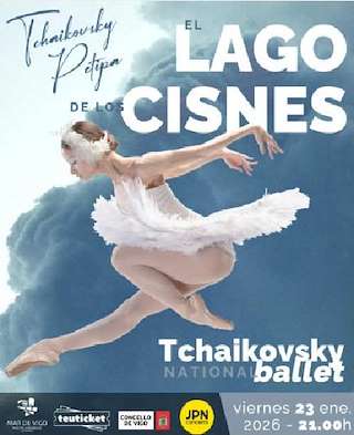 Fechas, información, programa, cartel, imágenes, mapa y ubicación de Tchaikovsky National Ballet - El Lago de los Cisnes (2026)  en  Vigo