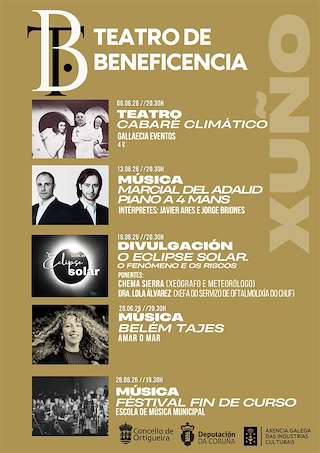 Fechas, información, programa, cartel, imágenes, mapa y ubicación de Teatro de Beneficiencia (2026) en Ortigueira