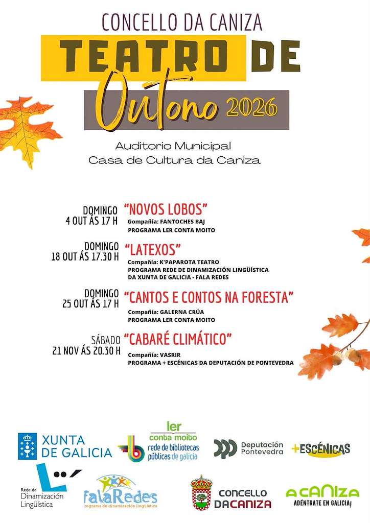 Teatro de Outono (2026) en A Caniza