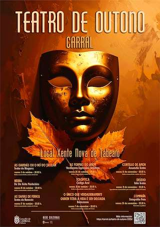 Fechas, información, programa, cartel, imágenes, mapa y ubicación de Teatro de Outono (2025) en Carral