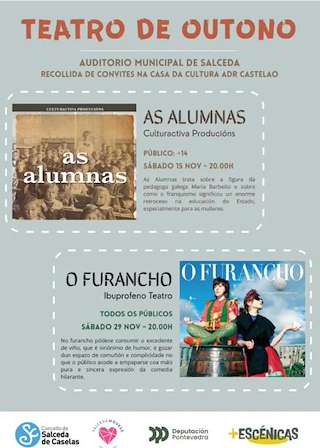 Fechas, información, programa, cartel, imágenes, mapa y ubicación de Teatro de Outono  (2025) en Salceda de Caselas