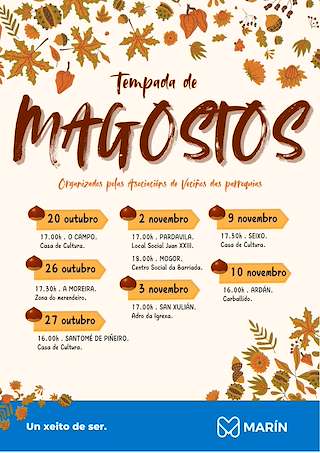 Tempada de Magostos en Marín