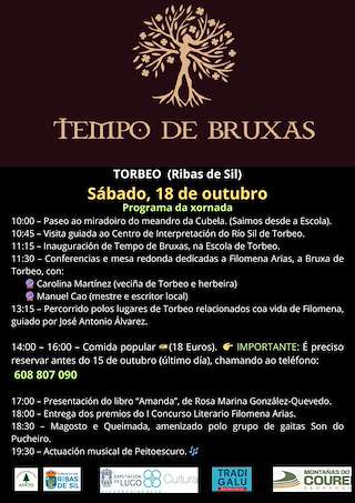 Fechas, información, programa, cartel, imágenes, mapa y ubicación de Tempo de Bruxas  (2025)  en  Ribas de Sil