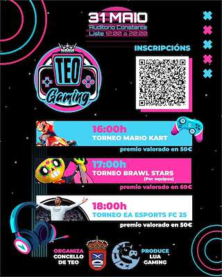 Fechas, información, programa, cartel, imágenes, mapa y ubicación de Teo Gaming