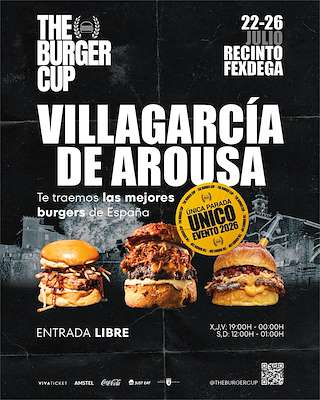 Fechas, información, programa, cartel, imágenes, mapa y ubicación de The Burger Cup (2026)  en  Vilagarcía de Arousa