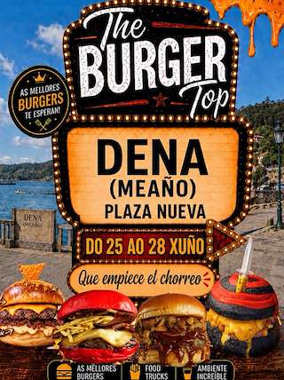 Fechas, información, programa, cartel, imágenes, mapa y ubicación de The Burger Top (2026)  en  Meaño