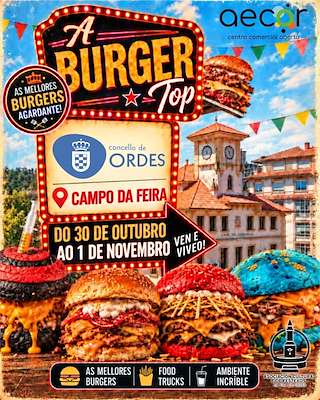 Fechas, información, programa, cartel, imágenes, mapa y ubicación de The Burger Top (2026)  en  Ordes