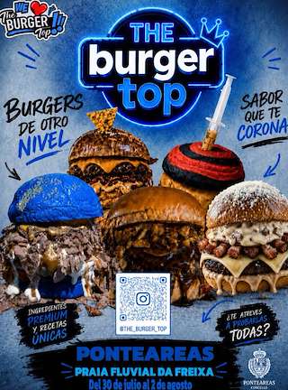 Fechas, información, programa, cartel, imágenes, mapa y ubicación de The Burger Top (2026)  en  Ponteareas