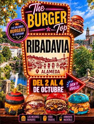 Fechas, información, programa, cartel, imágenes, mapa y ubicación de The Burger Top (2026)  en  Ribadavia