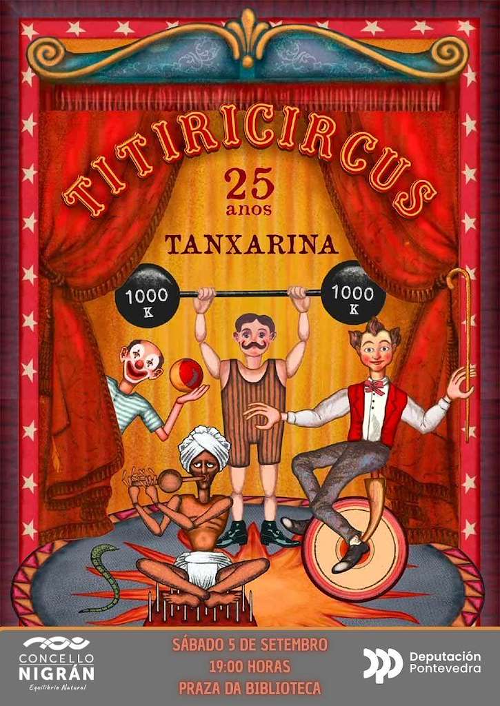 Titiricircus - Tanxarina Títeres  (2026) en Nigrán