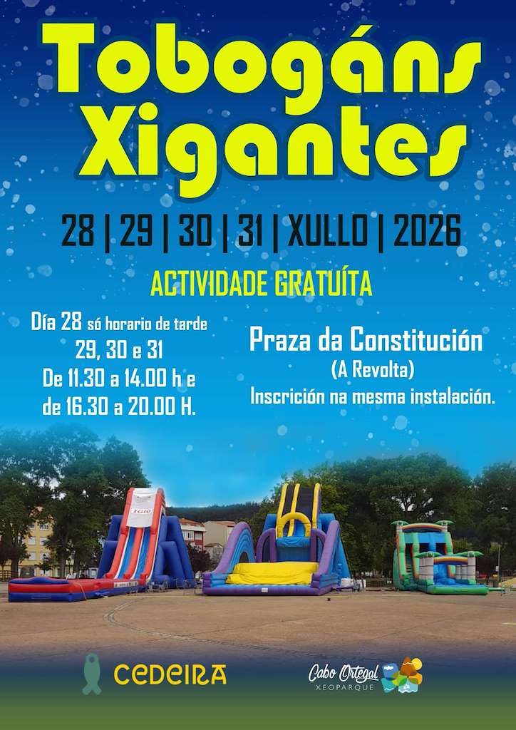 Tobogáns Xigantes (2026) en Cedeira