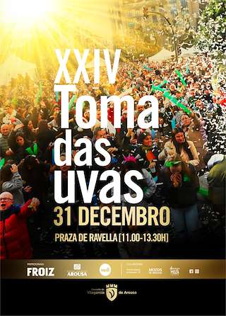 Fechas, información, programa, cartel, imágenes, mapa y ubicación de Toma das uvas (2025)  en  Vilagarcía de Arousa