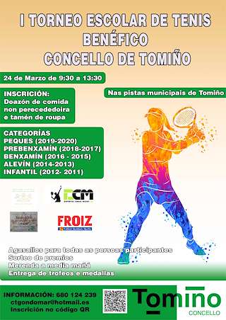 II Torneo Escolar Benéfico de Tenis en Tomiño