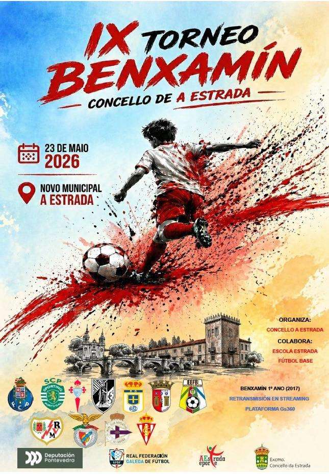 IX Torneo Benxamín (2026) en A Estrada