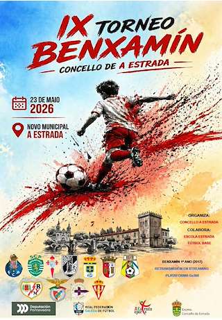 Fechas, información, programa, cartel, imágenes, mapa y ubicación de IX Torneo Benxamín (2026)  en  A Estrada