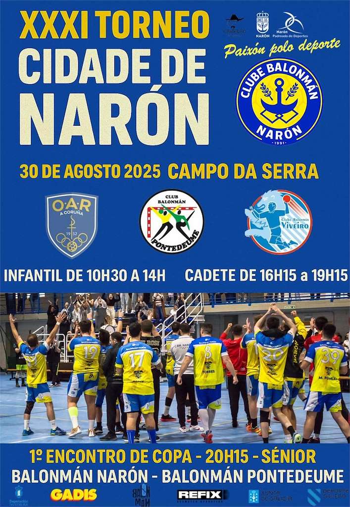XXXI Torneo de Balonmán Cidade de Narón  (2025)