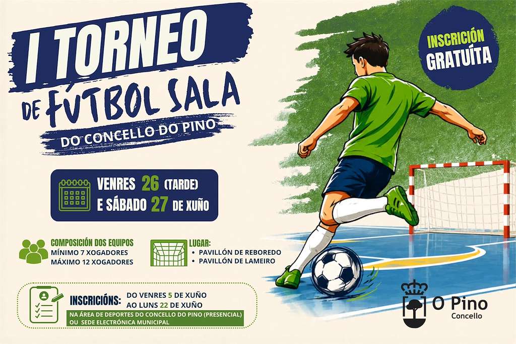 I Torneo de Fútbol Sala (2026) en O Pino