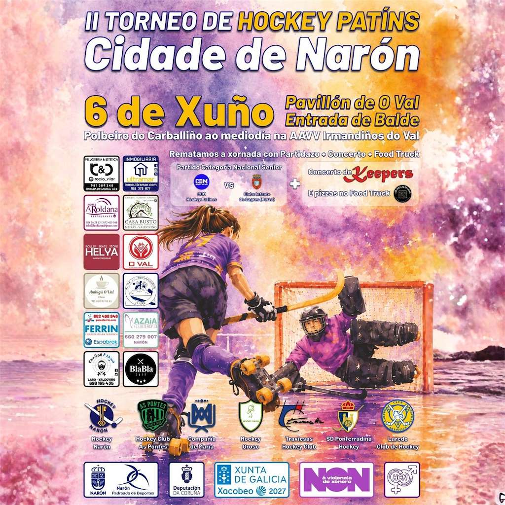 II Torneo de Hockey Patins (2026) en Narón