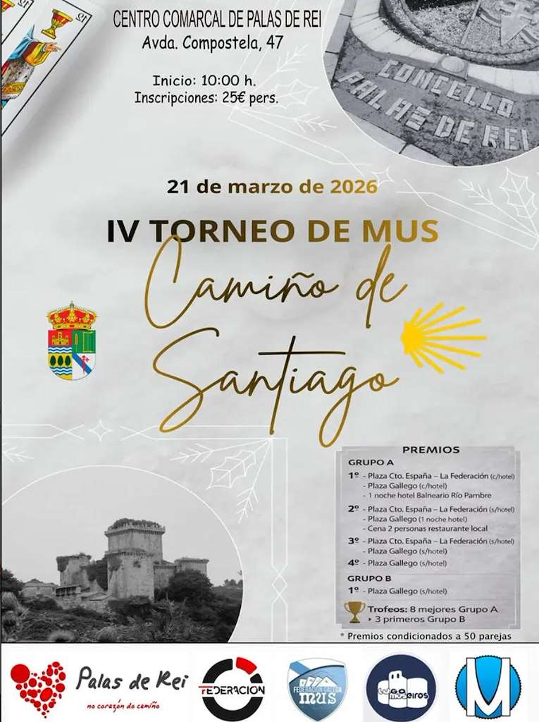 IV Torneo de Mus Camiño de Santiago en Palas de Rei