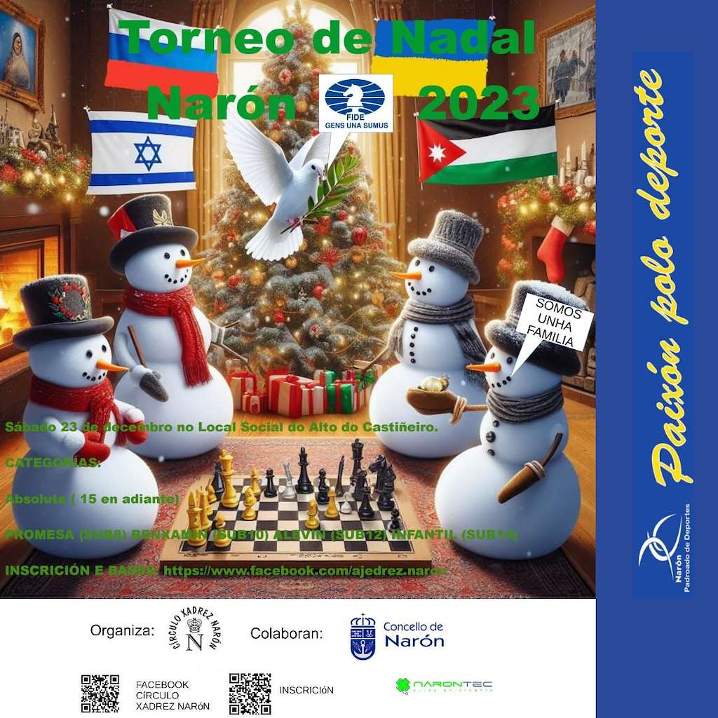 Torneo de Nadal de Xadrez en Narón