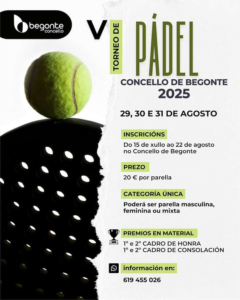 V Torneo de Pádel en Begonte