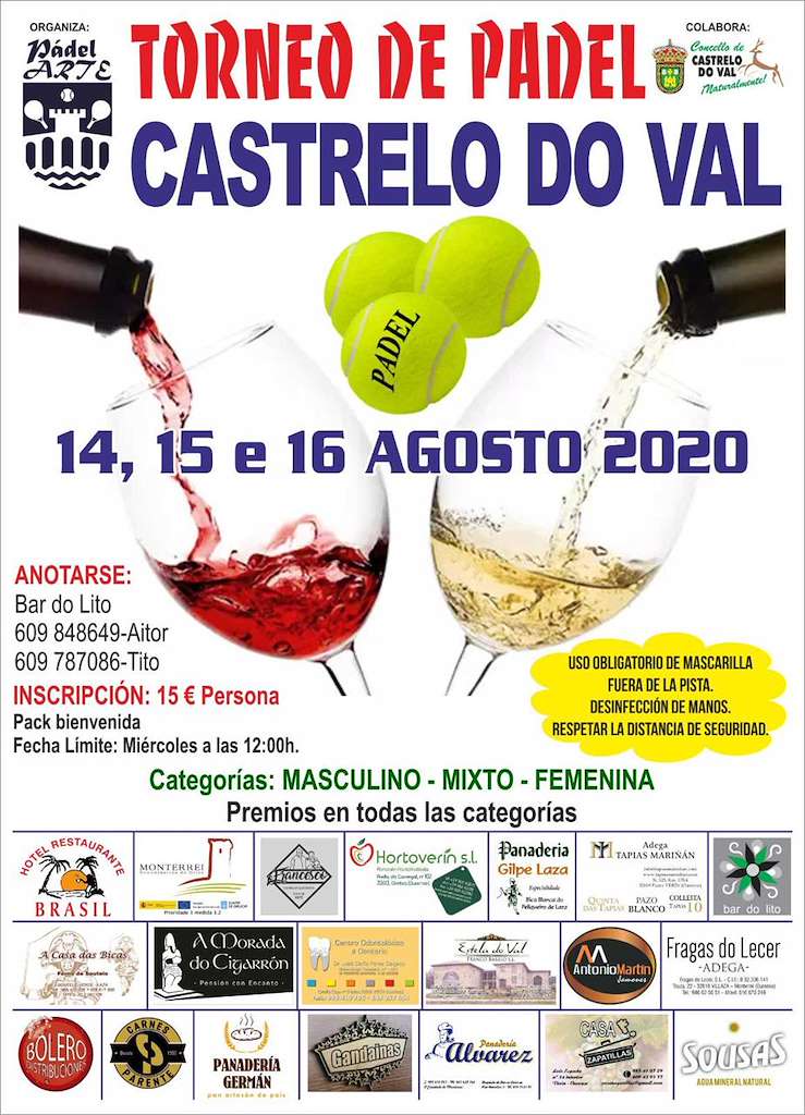 Torneo de Pádel en Castrelo do Val