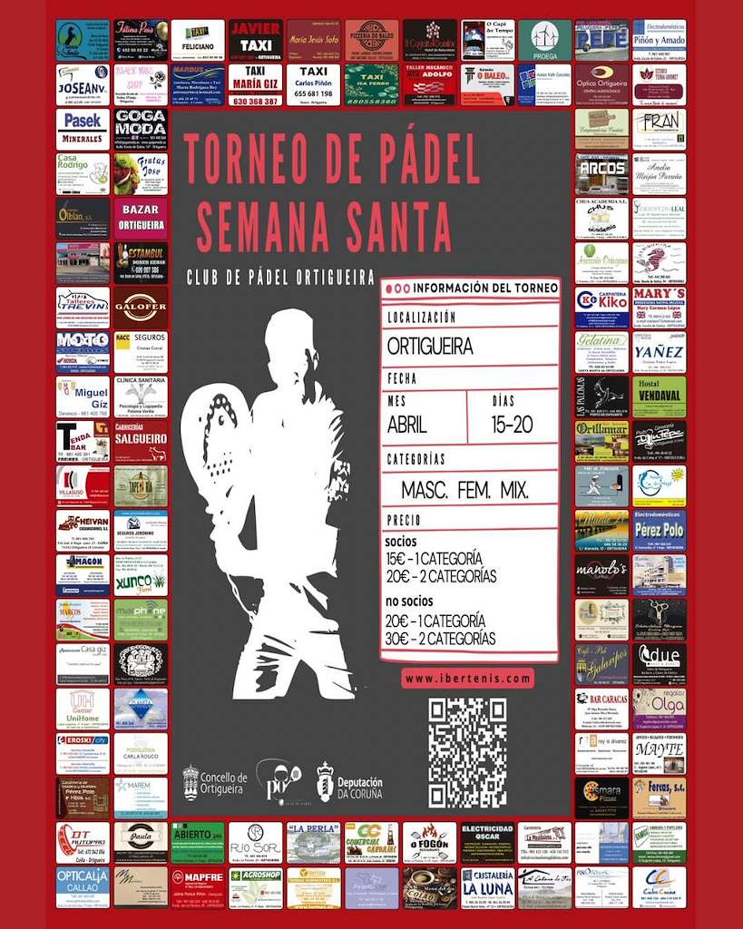 Torneo de Pádel de Semana Santa (2025) en Ortigueira