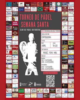 Fechas, información, programa, cartel, imágenes, mapa y ubicación de Torneo de Pádel de Semana Santa  en  Ortigueira