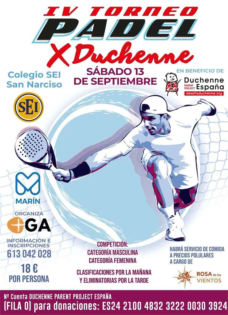IV Torneo de Pádel X Duchenne en Marín