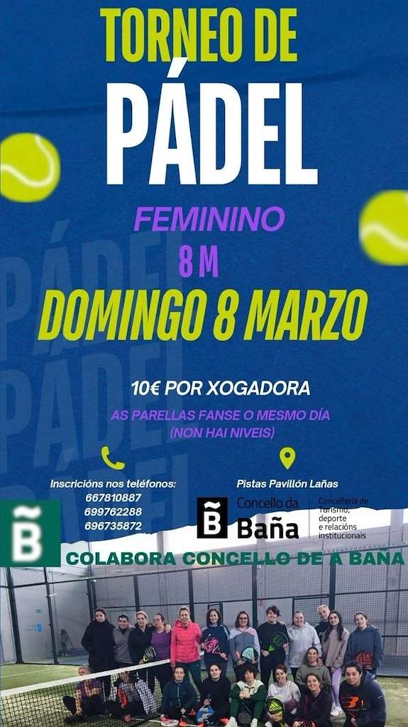 Torneo de Pádel Feminino (2026) en A Baña