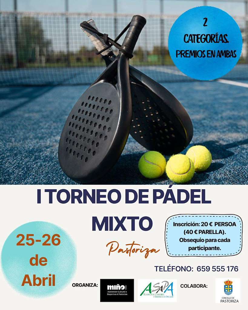 I Torneo de Pádel Mixto  en Pastoriza