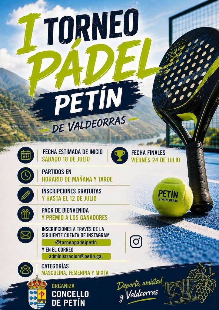 I Torneo de Pádel (2026) en Petín