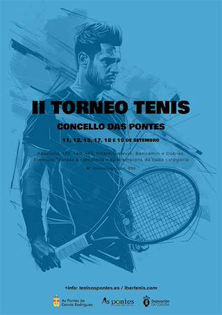 Fechas, información, programa, cartel, imágenes, mapa y ubicación de II Torneo de Tenis (2026)  en  As Pontes de García Rodríguez