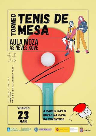 Fechas, información, programa, cartel, imágenes, mapa y ubicación de Torneo de Tenis de Mesa  en  As Neves