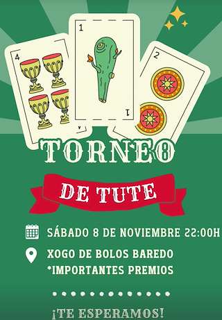 Fechas, información, programa, cartel, imágenes, mapa y ubicación de Torneo de Tute de Baredo (2025) en Baiona