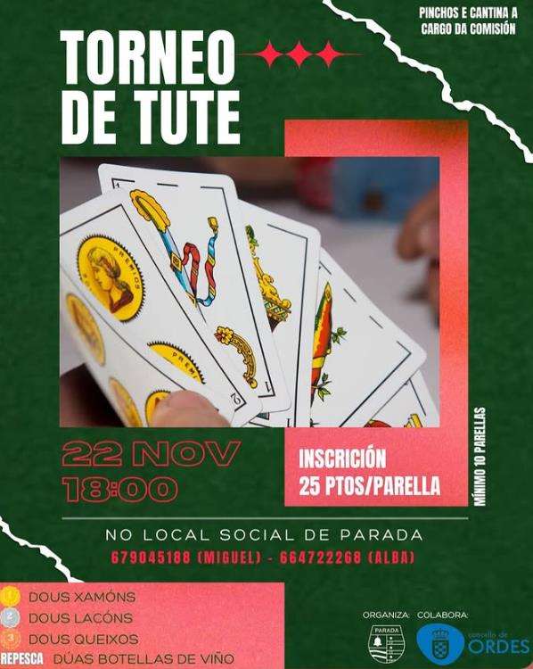 Torneo de Tute de Parada (2025) en Ordes