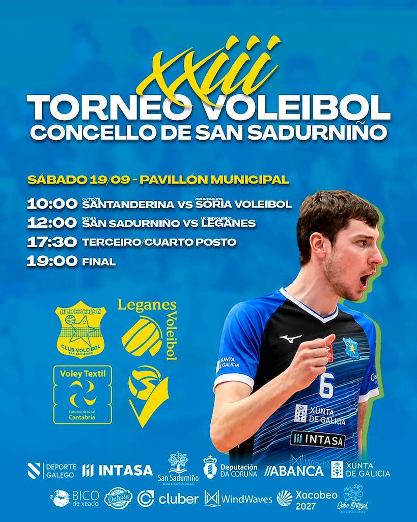 XXIII Torneo de Voleibol  (2026) en San Sadurniño