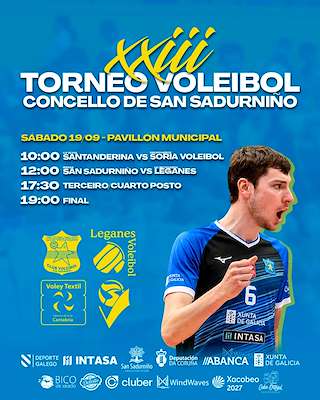 Fechas, información, programa, cartel, imágenes, mapa y ubicación de XXIII Torneo de Voleibol  (2026)  en  San Sadurniño