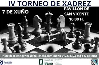 Fechas, información, programa, cartel, imágenes, mapa y ubicación de IV Torneo de Xadre  en  A Baña