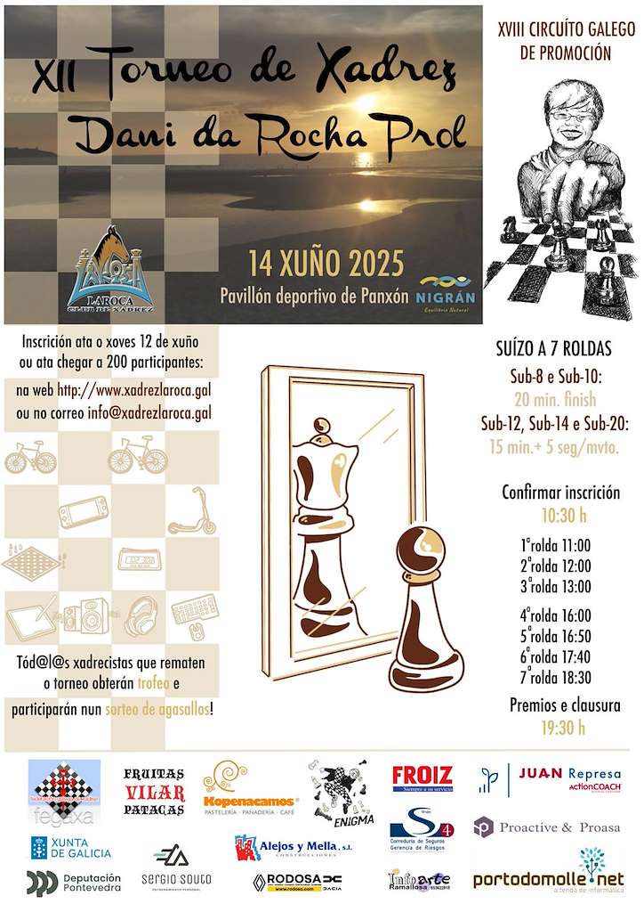 XII Torneo de Xadrez Dani da Rocha Prol (2025) en Nigrán